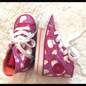 Converse Infant Magenta Love Shoes